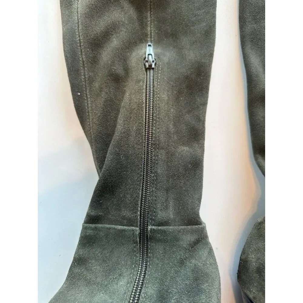 Aldo Eleliven Green Khaki Over the Knee Boots Women's 6.5